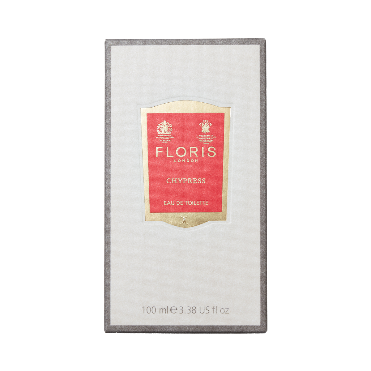 Floris London Chypress - Eau de Toilette, 100 ml, features a red and gold label and offers a floral chypre scent with bergamot zest notes.