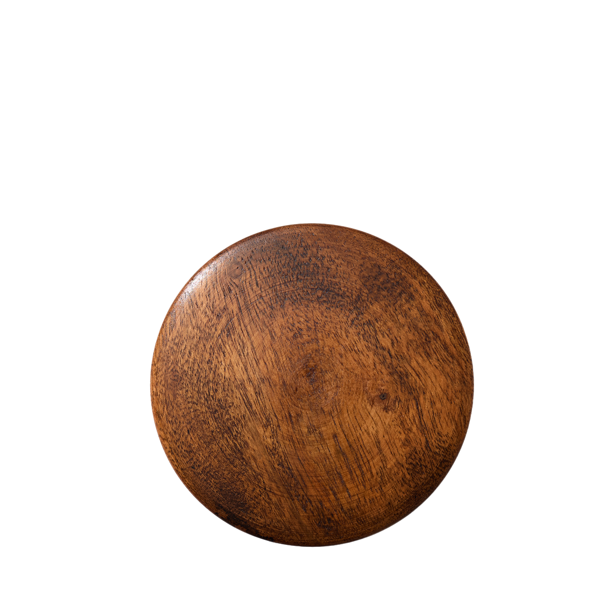 The Floris London Santal Shaving Soap & Bowl features a round wooden bowl with a smooth natural finish, ideal for holding your favorite shaving soap.