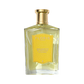 A clear glass bottle of Floris London Bergamotto di Positano Eau de Parfum with a gold cap and yellow label, featuring fresh bergamot and marine notes.