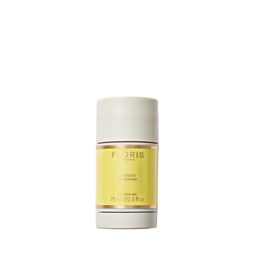A 75ml Floris London Cefiro Deodorant Stick with a yellow label is shown on a white background.