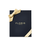 Cefiro Hero | Cefiro Duo by Floris London US in a navy gift box with gold ribbon bow on a white background.