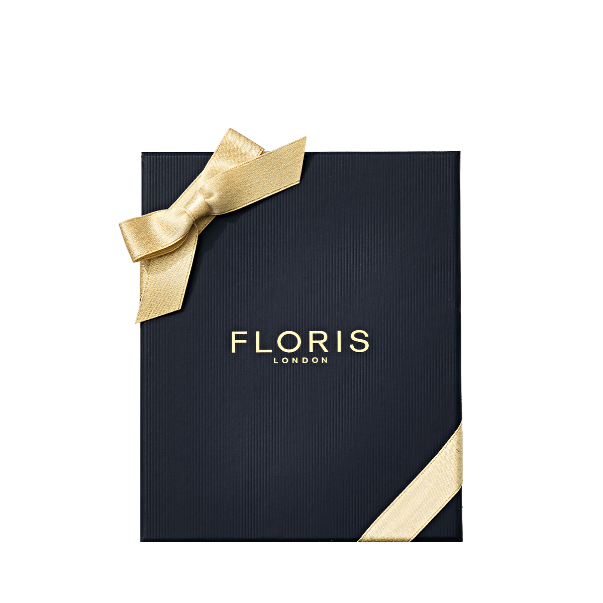 Cefiro Hero | Cefiro Duo by Floris London US in a navy gift box with gold ribbon bow on a white background.