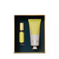 The Floris London US Cefiro Duo gift set includes a yellow hand treatment cream and spray in a gold-edged box.