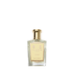 Clear glass bottle of Cefiro - Eau de Toilette by Floris London, a unisex citrus-woody fragrance with gold label and cap, on white background.