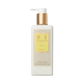 Floris London Cefiro – Luxury Hand Lotion 250ml comes in a white bottle with gold pump and yellow label, enriched with sweet almond oil for dry skin.