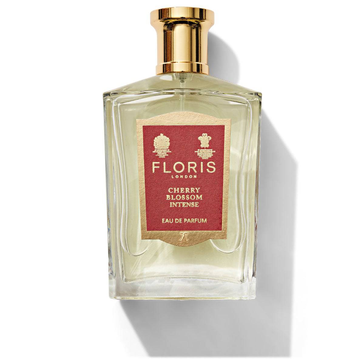 Cherry Blossom Intense Eau de Parfum bottle by Floris London US, showcasing the delicate and luxurious bottle design.