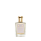 A clear glass bottle of Floris London Cherry Blossom - Eau de Parfum with a gold cap and pale gold label, exuding an elegant cherry blossom scent.