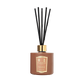 Floris London Cinnamon & Tangerine Reed Diffuser 200ml with black reeds and gold label, featuring a warm spice blend fragrance.