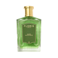 A green bottle of Floris London Elite - Eau de Toilette with a gold cap, featuring woody and citrus notes, shown on a white background.