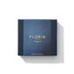 The Floris London Cherry Blossom Duo gift set showcases a packaging with an intense dark blue and gold design.