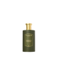 A green Floris London Grapefruit & Rosemary Room Fragrance with a gold label and pump, featuring a fresh, zesty grapefruit scent.
