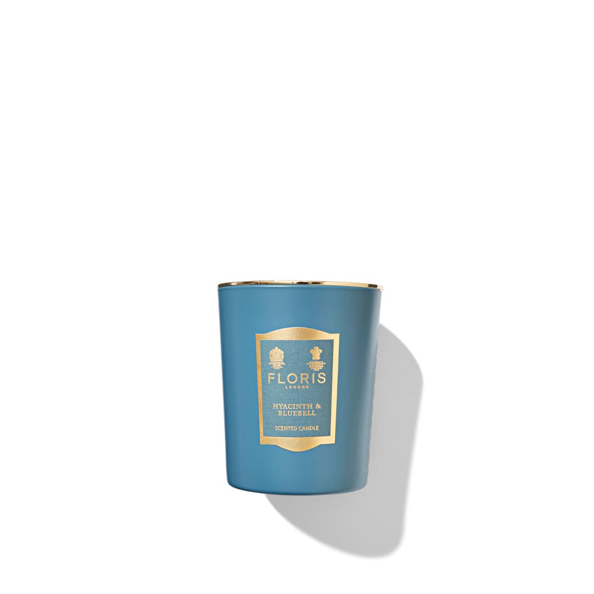 Blue Glass Floris London Hyacinth & Bluebell Scented Candle