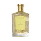 A clear glass bottle of Floris London JF - Eau de Toilette, a men’s citrus woody scent, featuring a gold cap and yellow label.
