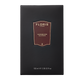 Black box of Floris London Leather Oud - Eau de Parfum, 100 ml, featuring a brown and gold central label, crafted with rich oud oil.