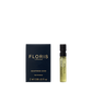Experience Floris London Leather Oud - Eau de Parfum, 2ml vial with dark blue box—luxurious oud oil in a vegan-friendly formula.