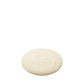 Oval-shaped white Lily - Luxury Soap by Floris London, embossed with the brand name and decorative patterns on its vegetable base.