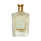 Clear glass bottle of Floris London Mulberry Fig – Eau de Parfum, a fig scent with gold cap, beige label, and refined floral amber fragrance notes.