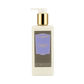 A 250 ml bottle of Floris London Night Scented Jasmine - Enriched Body Moisturiser with a gold pump.