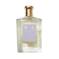 A clear glass bottle of Floris London Night Scented Jasmine Eau de Toilette, featuring notes of white jasmine and neroli blossom, topped with a gold cap.