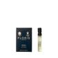 A Floris London Neroli Voyage - Eau de Parfum sample vial beside its blue box, featuring an elegant neroli scent with citrus and fresh marine notes.