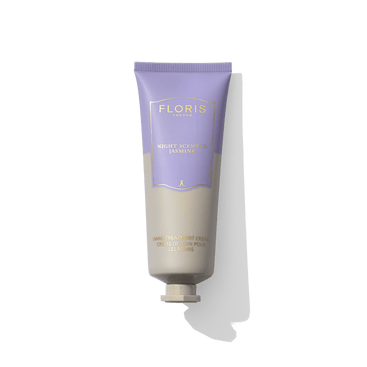 Night Scented Jasmine Hand Treatment Cream 75ml bottle by Floris London US, showcasing design.