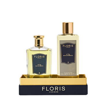 The Floris London US The Icon | No. 89 Duo features Eau de Toilette and Bath & Shower Gel presented on a branded tray.