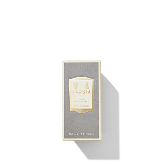 Floris London Oud & Cashmere Room Fragrance box