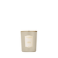 Floris London’s Oud & Cashmere Scented Candle 175g: beige glass with gold rim and cream label—an elegant touch for your home fragrance.