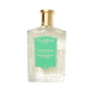 The Floris London Rose Geranium perfume bottle, featuring a gold cap and green label, embodies floral grace and aromatic allure.