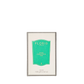 Floris London Rose Geranium Luxury Soap, 100g, in white and green packaging with a refreshing floral scent.