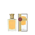 A glass bottle of Floris London Stephanotis - Bath Essence with a gold cap next to its tall, rectangular box featuring a decorative red wax seal.