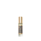A small glass perfume bottle with a gold cap and a dark label reads "Tuberose In Silk by Floris London," perfect for fans of jasmine scents.