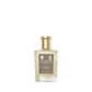 A glass bottle of Floris London Tuberose In Silk Eau de Parfum, gold-capped, with a luxurious tuberose and jasmine fragrance.