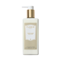 Floris London's White Rose Luxury Hand Lotion 250ml, enriched with sweet almond oil and featuring a gold cap, nourishes dry skin.