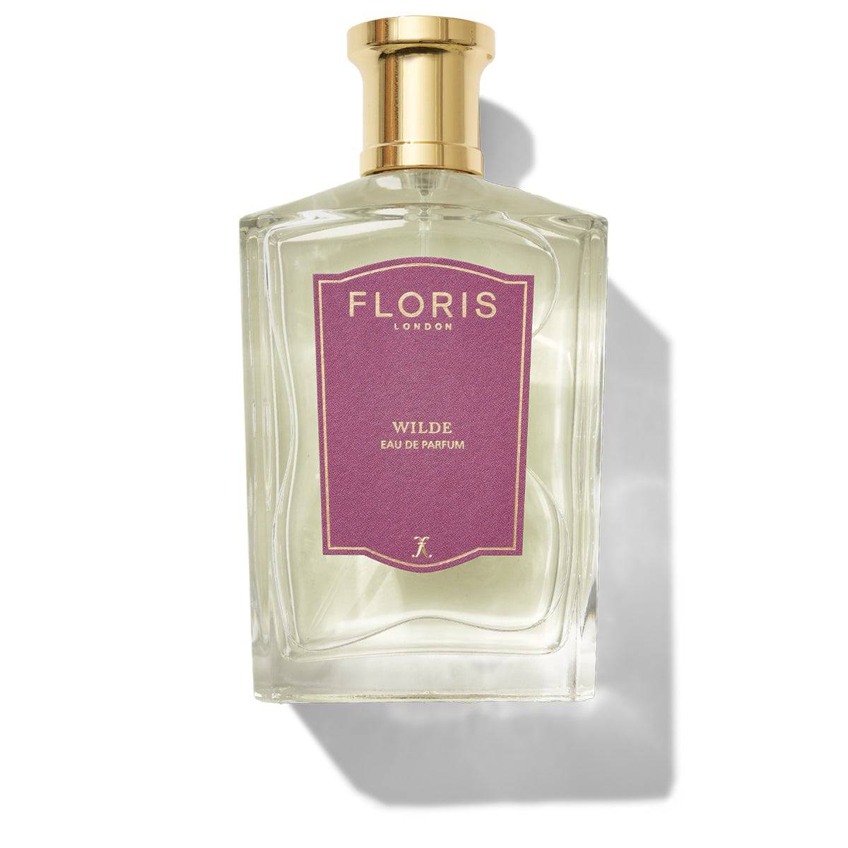 Wilde Eau de Parfum bottle by Floris London US, displaying the luxurious perfume bottle with a sophisticated background.