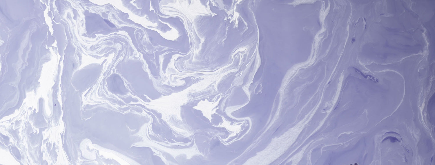 Swirling violet and white pattern, likely representing the essence or design associated with Floris London US's Violet Mouthwash.