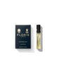 A sample of Floris London US Leather Oud Eau de Parfum with a vial and its box packaging.