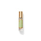 A clear glass perfume bottle with a gold cap and a light green label that reads "Floris London," containing the luxurious floral amber fragrance of Mulberry Fig - Eau de Parfum.